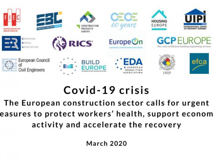 Construction 2050  - Joint Statement on COVID19